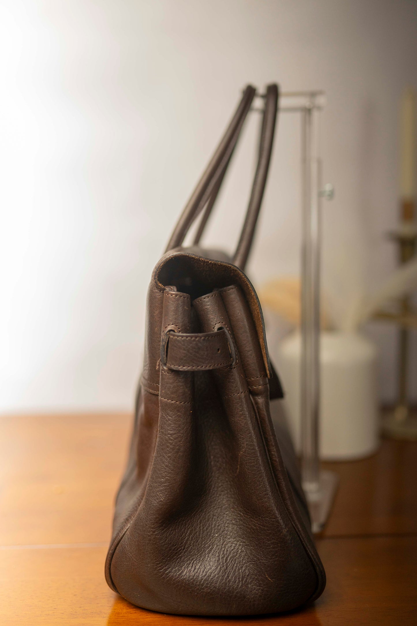 Vintage Mulberry Bayswater Made in England Dark Brown Espresso