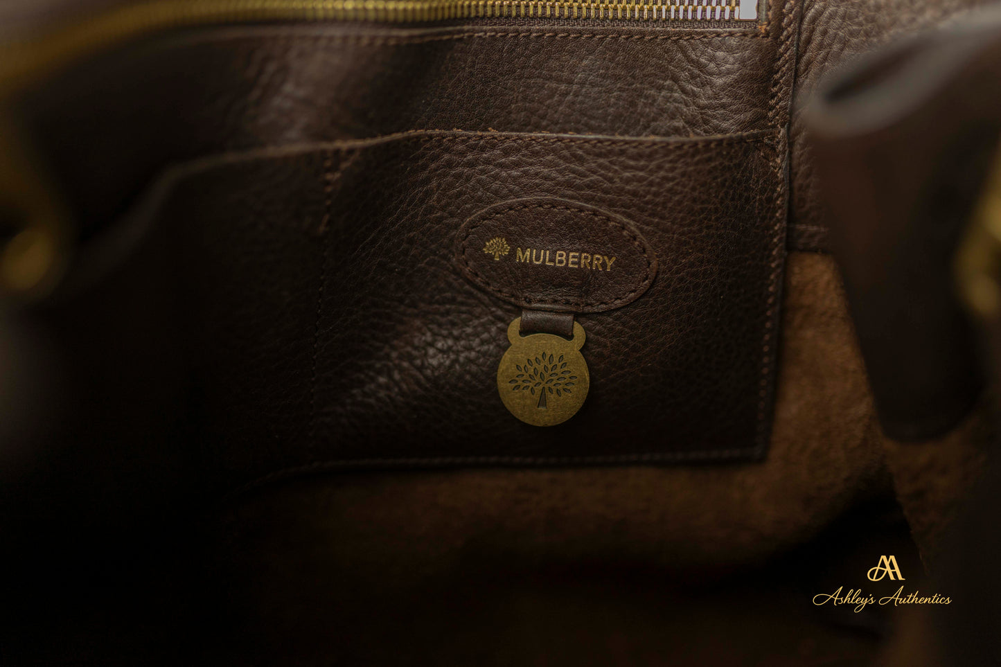 Vintage Mulberry Bayswater Made in England Dark Brown Espresso