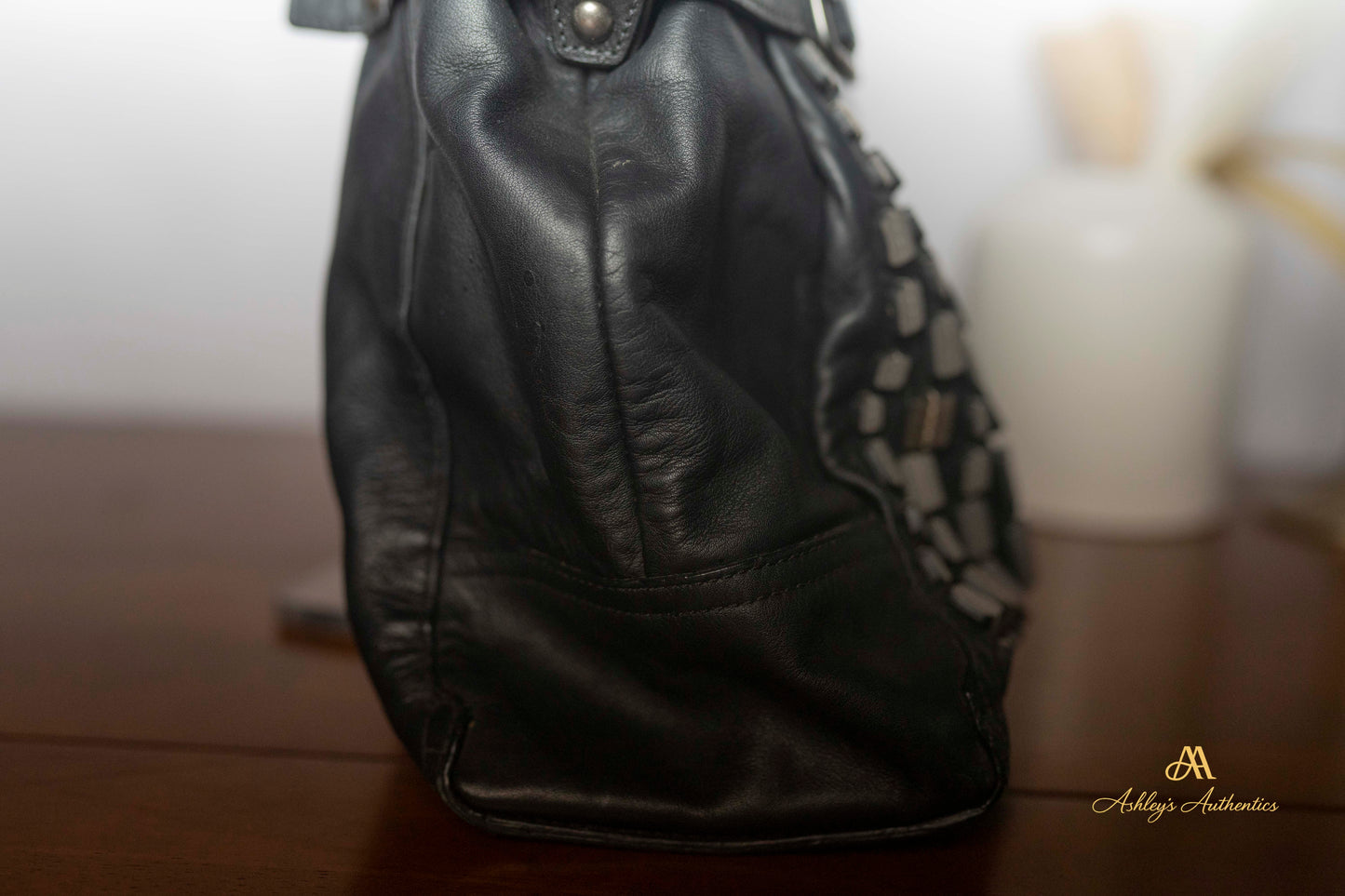 Coach Studded Flagship Ella Leather Bag