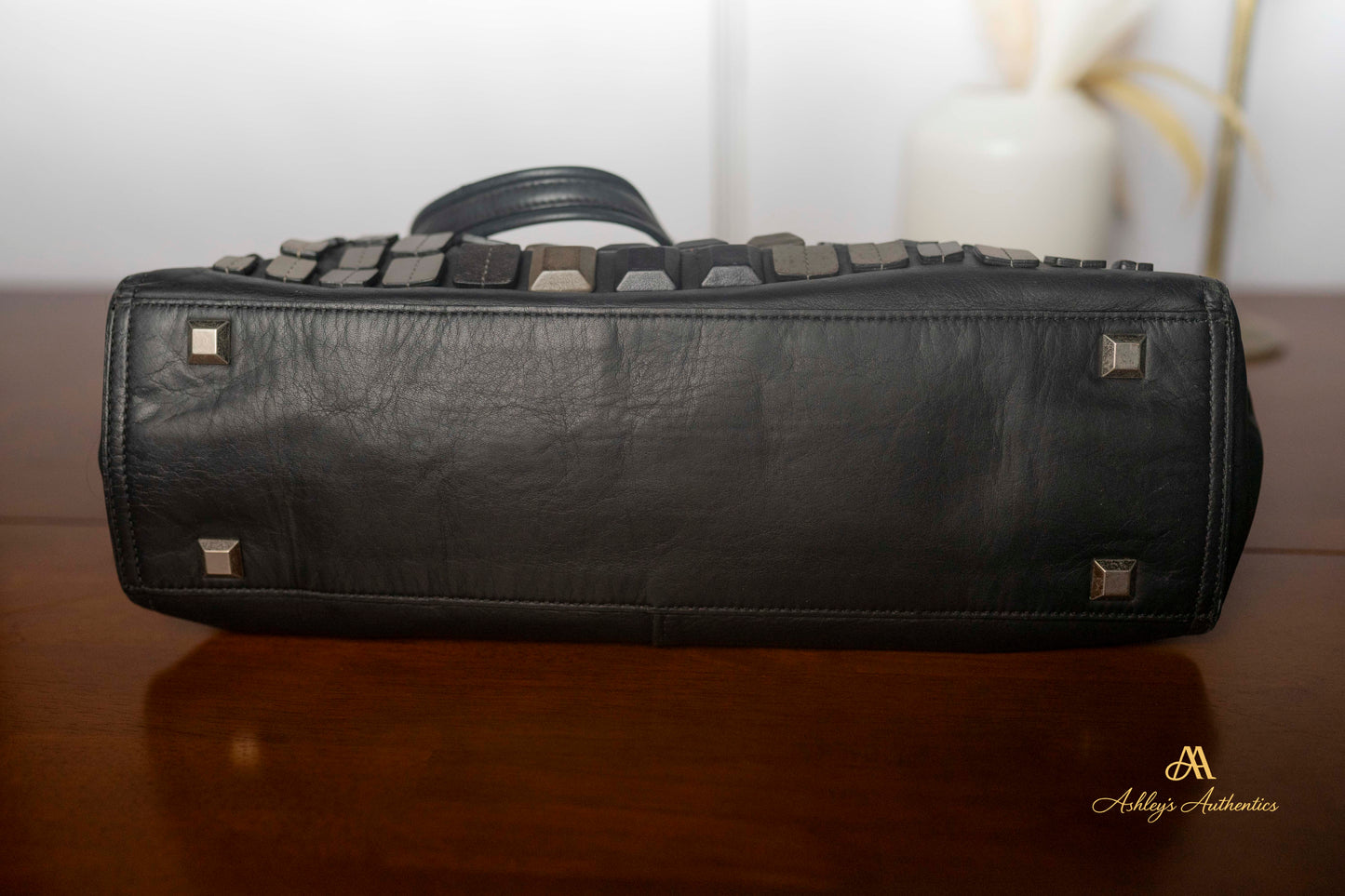 Coach Studded Flagship Ella Leather Bag