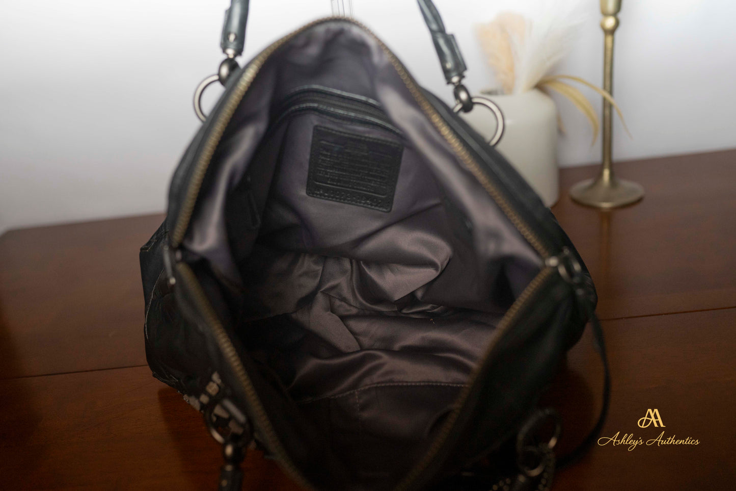 Coach Studded Flagship Ella Leather Bag