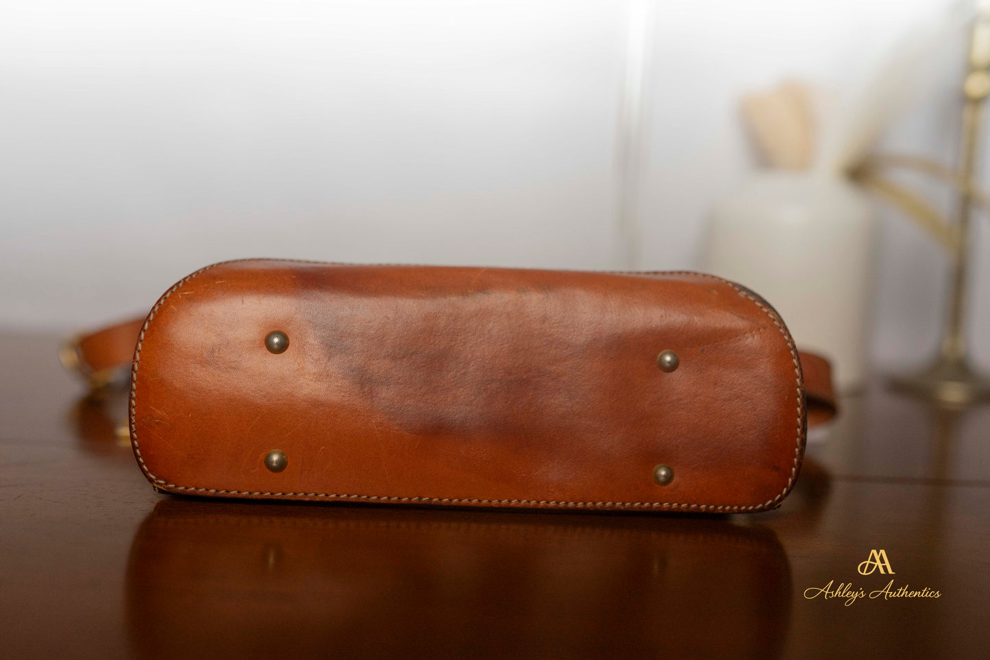 Vintage Celine Leather & Canvas Crossbody